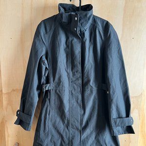 Kirkland Signature Ladies New Grey Raincoat/Trenchcoat, Women's Size Small